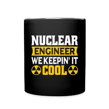 Nuclear Engineer Nuclear Technology Nuclear Energy - Full Colour Mug - black - Front