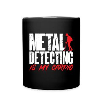 Détecteur de métaux Détection de métaux Chasse au trésor - Mug uni - noir - Devant