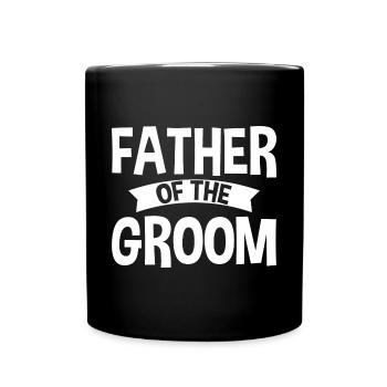 Père du marié 4 - Mug uni - noir - Devant