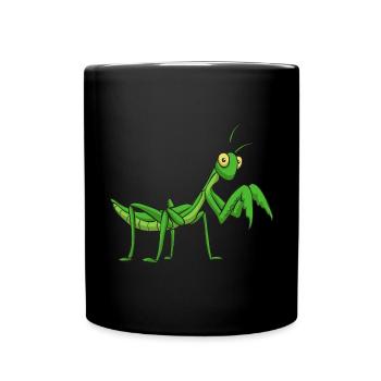 Mante religieuse, collectionneur d’insectes, entomologiste - Mug uni - noir - Devant