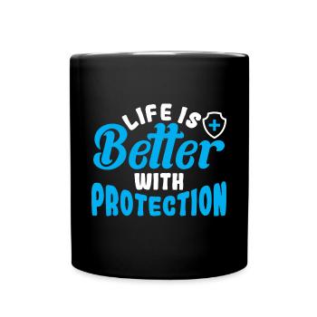 Insurance Merchant Insurance Agent - Full Colour Mug - black - Front