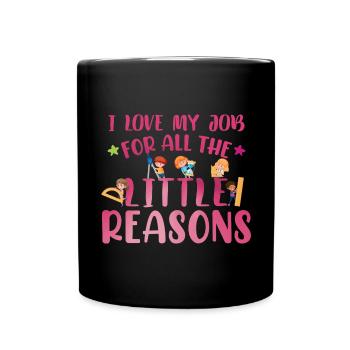 Education Teacher School - Full Colour Mug - black - Front