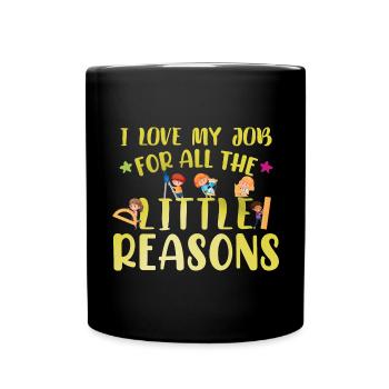 Enseignante préscolaire - Mug uni - noir - Devant