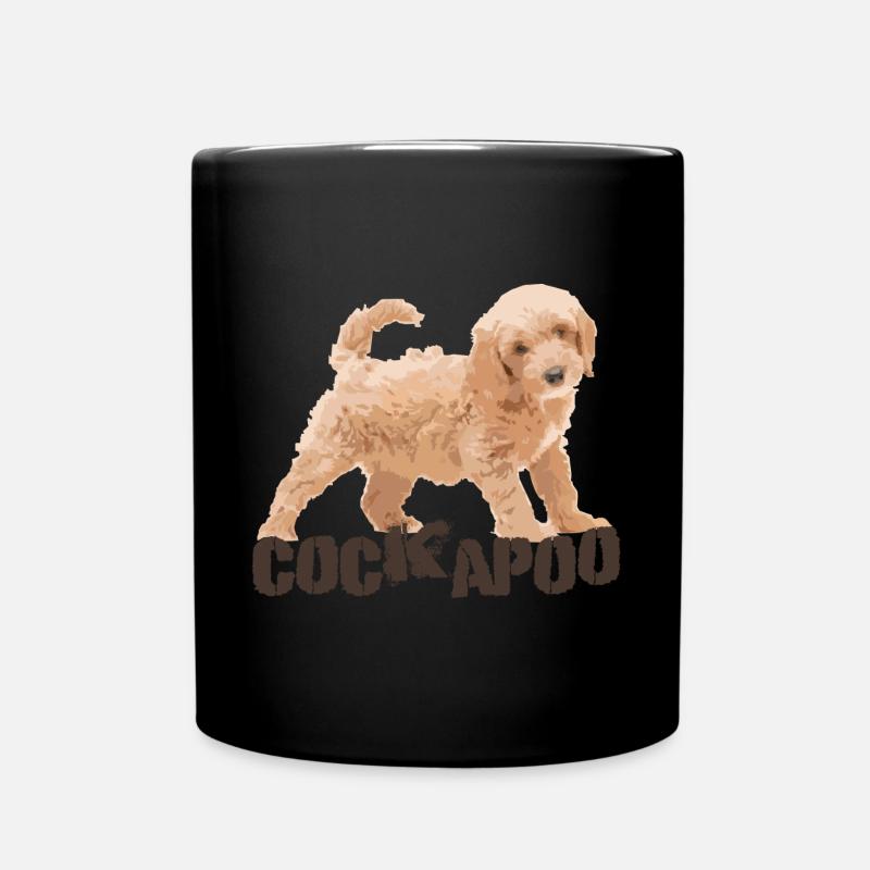 Cockapoo - Tasse einfarbig - Schwarz