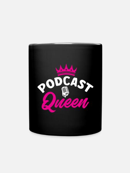 Podcasteur Podcast - Mug uni - noir