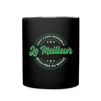 Le Meilleur Beau-Père Du Monde - Mug uni - noir - Devant