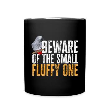 Graupapagei African Grey Parrot Papagei - Full Colour Mug - black - Front
