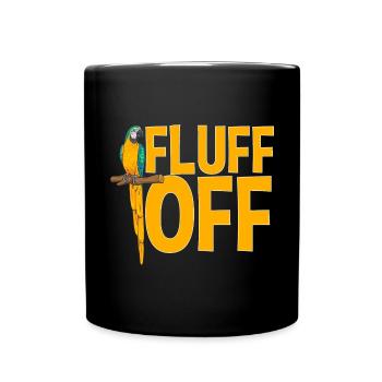 Gelbbrustara Papagei Blue And Yellow Macaw - Tasse einfarbig - Schwarz - Vorne