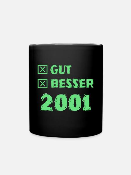 Besser 2001 - Tasse einfarbig - Schwarz