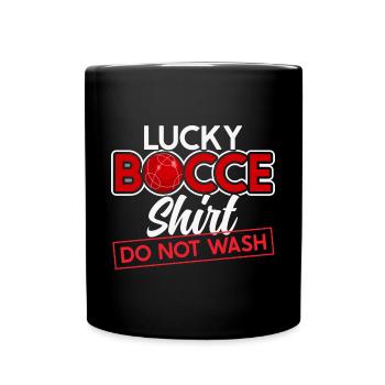 Boccia Spieler Boccia Spiel Boule - Tasse einfarbig - Schwarz - Vorne