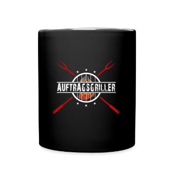 Auftragsgriller - Tasse einfarbig - Schwarz - Vorne