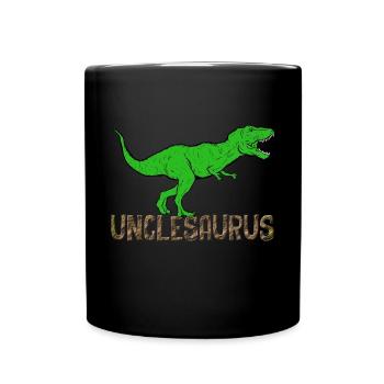 unclesaurus Tonton Dinosaure T-rex - Mug uni - noir - Devant