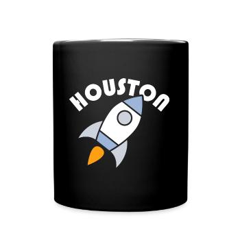 Houston Rocket Design pour les fiers résidents de Houston - Mug uni - noir - Devant
