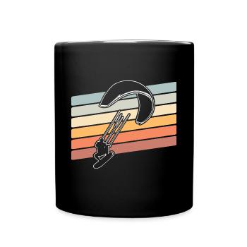 Kitesurfeur Kiteboard Kitesurf Kitesurf - Mug uni - noir - Devant
