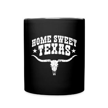 Startseite Texas - Tasse einfarbig - Schwarz - Vorne