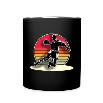 Handballeur Handballeur - Mug uni - noir - Devant