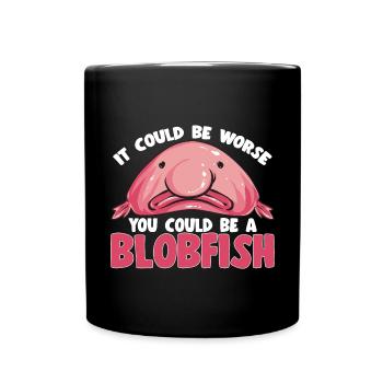Blob fish - Full Colour Mug - black - Front