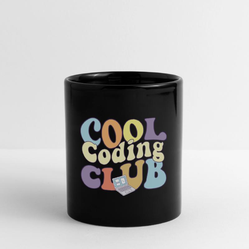 Cool Coding Club Computer Programmer Coder Tasse einfarbig