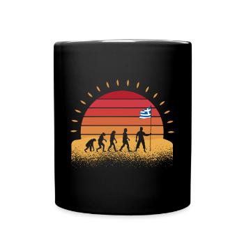 Grecs, Grecs, Grèce - Mug uni - noir - Devant