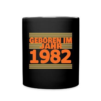 1982 - Tasse einfarbig - Schwarz - Vorne