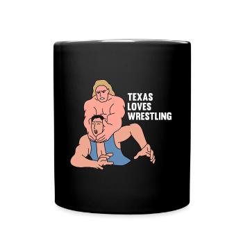 Conception de lutte au Texas pour les fiers fans du Texas - Mug uni - noir - Devant