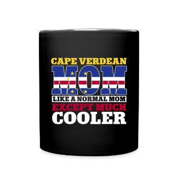 Cape Verde flag Cabo Verde flag - Full Colour Mug - black - Front