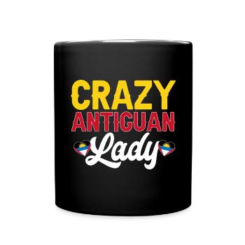 Flag of Antigua and Barbuda - Full Colour Mug - black - Front
