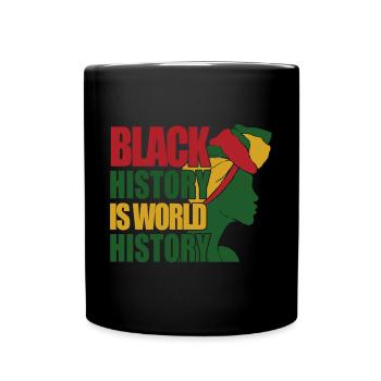 Black History Month Black History - Tasse einfarbig - Schwarz - Vorne