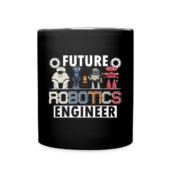 Droid Builder Build Robot School Future Robotics E - Mug uni - noir - Devant