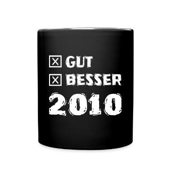 2010 - Tasse einfarbig - Schwarz - Vorne