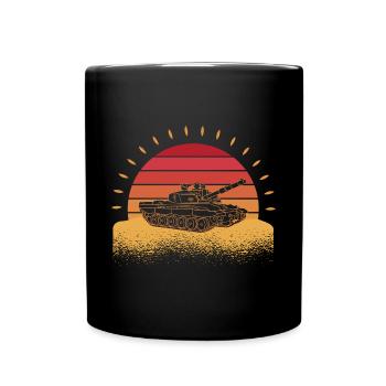 Tanker Soldier Evolution Tank - Full Colour Mug - black - Front