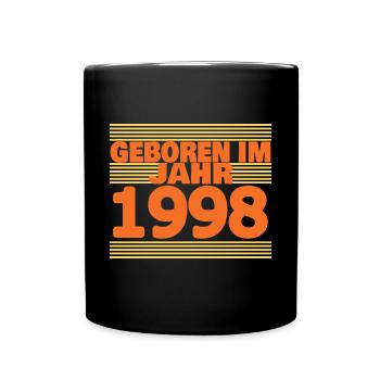 im 1998 - Tasse einfarbig - Schwarz - Vorne