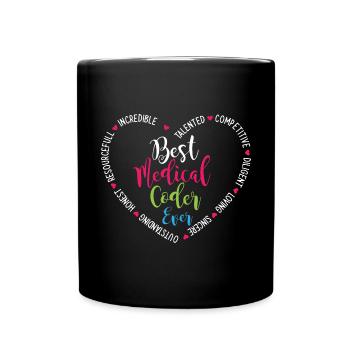 Spécialiste du codage de codeur médical - Mug uni - noir - Devant