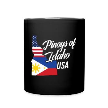 Filipinos of Idaho Design für stolze Fil-Ams - Tasse einfarbig - Schwarz - Vorne