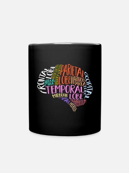 Neurologie, Infirmière, Cerveau, Neurologue - Mug uni - noir