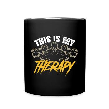 Entraînement, Fitness, Gym, Entraînement, Sports, Fun - Mug uni - noir - Devant
