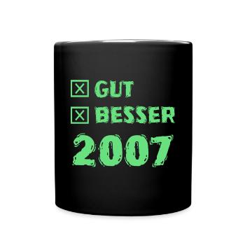 2007 - Tasse einfarbig - Schwarz - Vorne