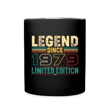 Legend Since 1979 Birthday 45 Years born in 1979 - Full Colour Mug - black - Front