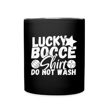Boccia - Tasse einfarbig - Schwarz - Vorne