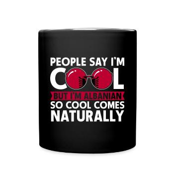 Albanian Flag Albanian Eagle Shqiponja - Full Colour Mug - black - Front
