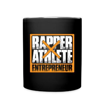 Rapper Athlete Entrepreneur 42 - Full Colour Mug - black - Front