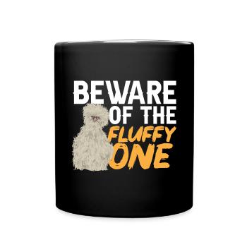 Seidenhuhn Silkie Chicken - Full Colour Mug - black - Front