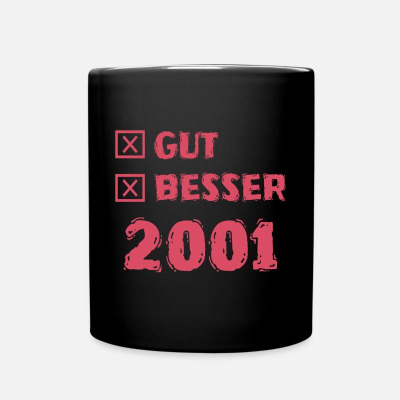 Besser 2001 - Tasse einfarbig - Schwarz