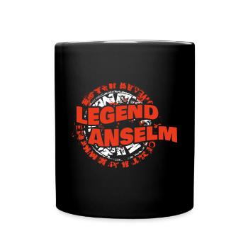 Man Anselm - Full Colour Mug - black - Front