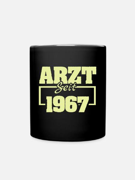 Chefarzt 1967 - Tasse einfarbig - Schwarz