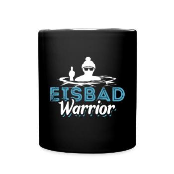 Eisbad Warrior - Eisbaden Eisbader Spruch - Tasse einfarbig - Schwarz - Vorne