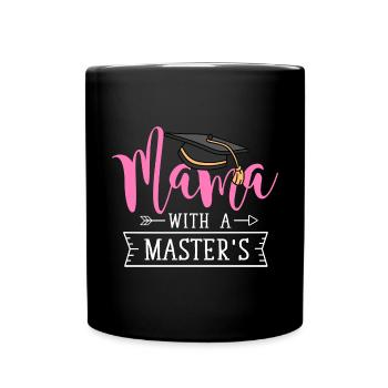 Master Etudes Master - Mug uni - noir - Devant