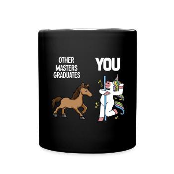 Master Etudes Master - Mug uni - noir - Devant