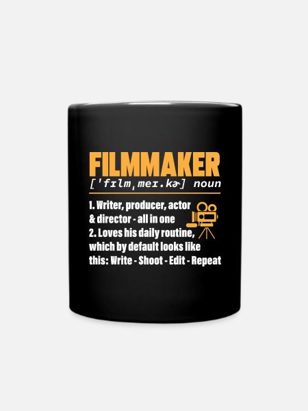 Monteur vidéo Cinéaste Vidéaste - Mug uni - noir