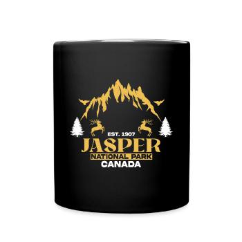 Jasper Nationalpark British Columia Kanada - Tasse einfarbig - Schwarz - Vorne
